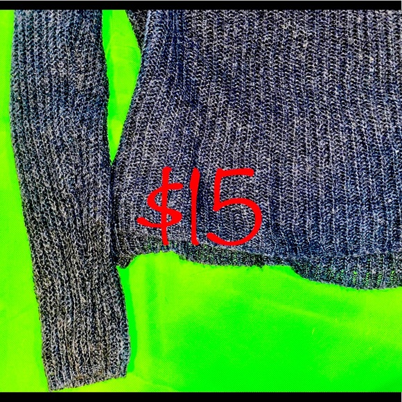 Hollister Blue Knit Long Sleeve - Picture 2 of 4